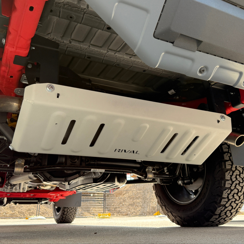 Ineos Quartermaster Skid Plate - Rival 4x4 - Aluminum Exhaust - Aluminum - `24-`26